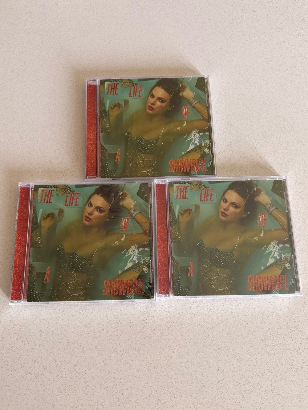 Taylor Swift The Life of a Showgirl (3 Pack) - New, Sealed